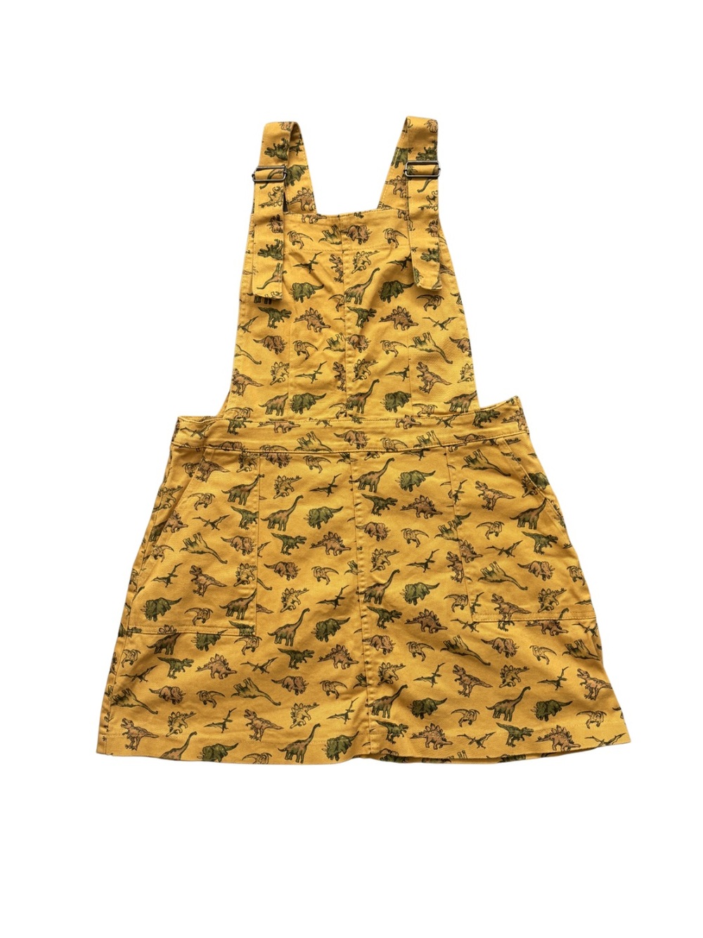 Run & Fly Dinosaur Print Overall Skirt